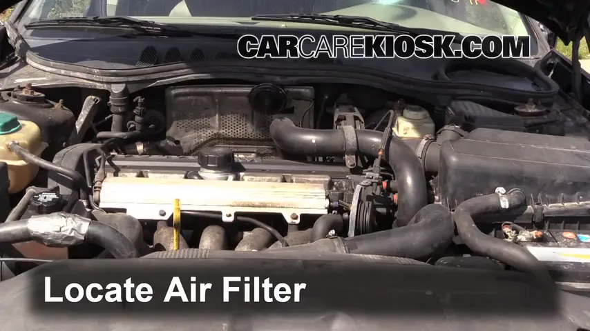 1998 Volvo V70 AWD 2.4L 5 Cyl. Turbo Air Filter (Engine) Replace